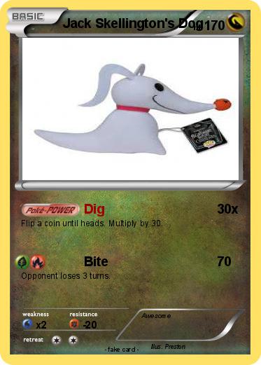 Pokemon Jack Skellington's Dog