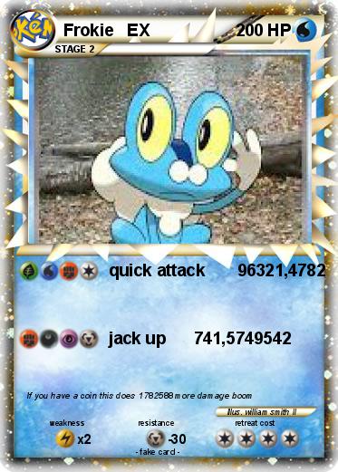 Pokemon Frokie   EX