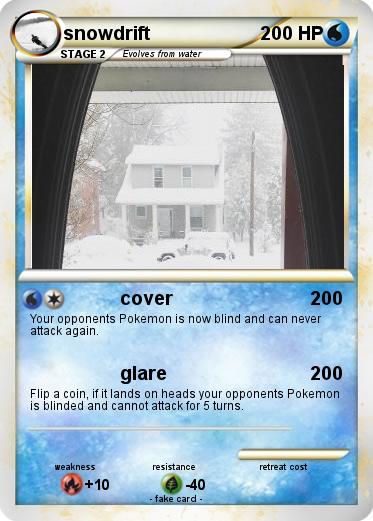 Pokemon snowdrift