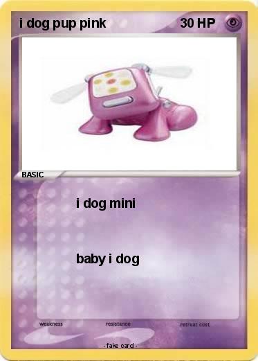 Pokemon i dog pup pink