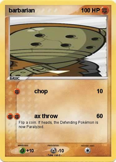 Pokemon barbarian