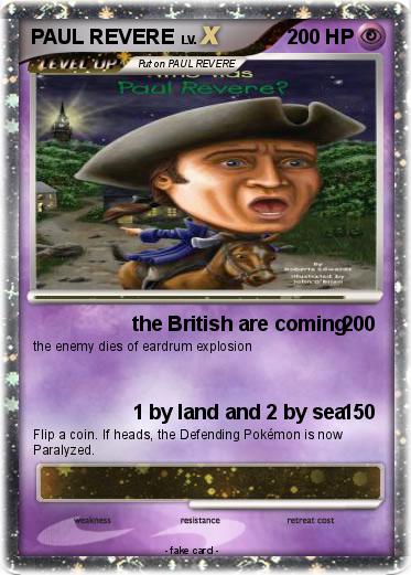 Pokemon PAUL REVERE