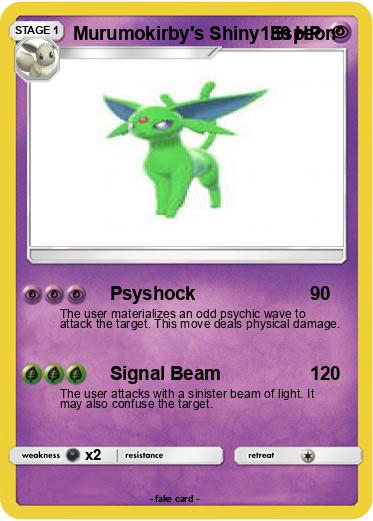 Pokemon Murumokirby's Shiny  Espeon Pokemon Murumokirby's Shiny  Espeon
