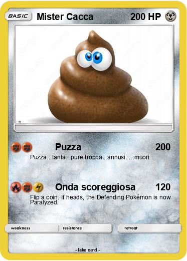 Pokemon Mister Cacca