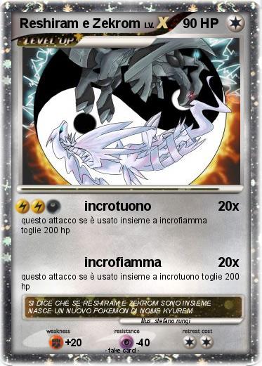 Pokemon Reshiram e Zekrom