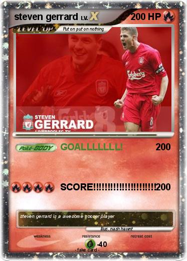 Pokemon steven gerrard