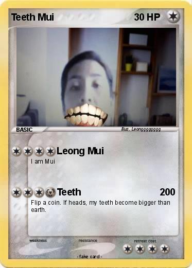 Pokemon Teeth Mui