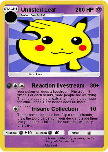 Pokemon Unlisted Leaf