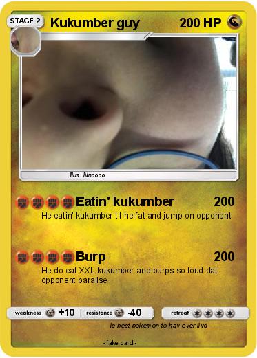 Pokemon Kukumber guy