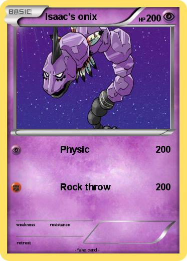 Pokemon Isaac's onix