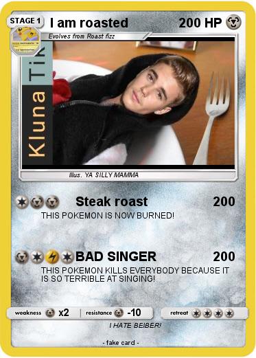 Pokemon I am roasted