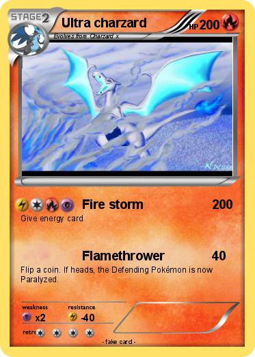 Pokemon Ultra charzard
