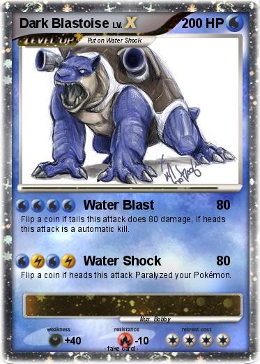 Pokemon Dark Blastoise