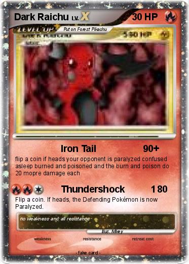 Pokemon Dark Raichu