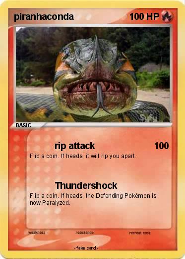 Pokemon piranhaconda