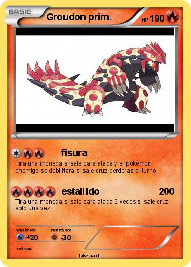 Pokemon Groudon prim.