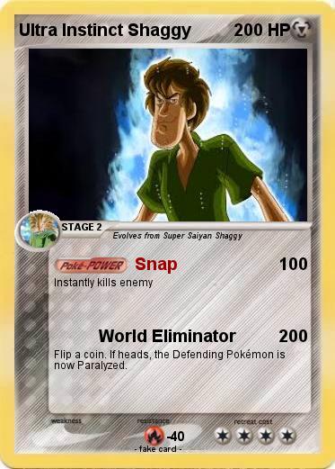 Pokemon Ultra Instinct Shaggy