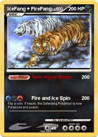 Pokemon IceFang + FireFang