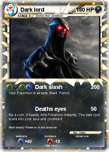 Pokemon Dark lord