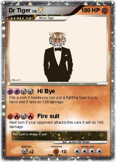 Pokemon Dr Tiger