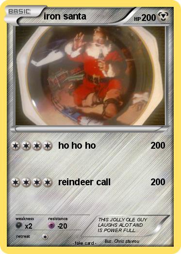 Pokemon iron santa