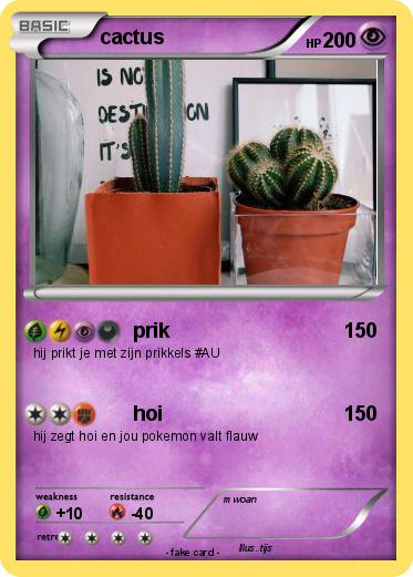 Pokemon cactus
