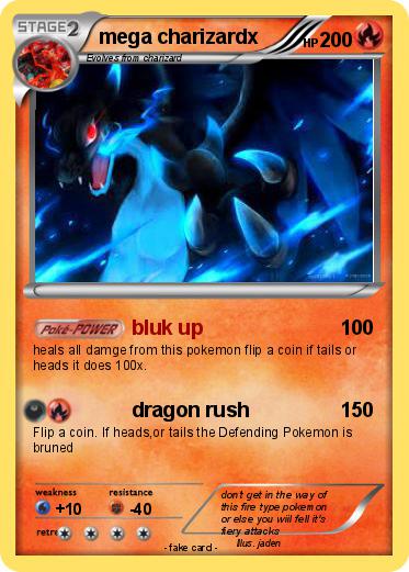 Pokemon mega charizardx