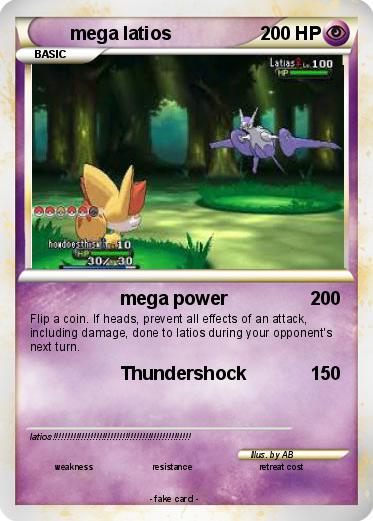 Pokemon mega latios