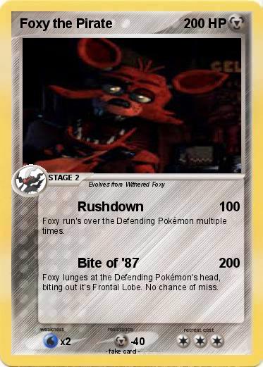 Pokemon Foxy the Pirate