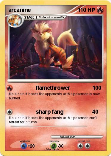 Pokemon arcanine