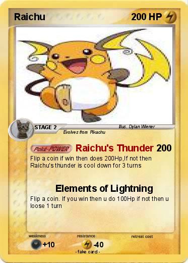 Pokemon Raichu