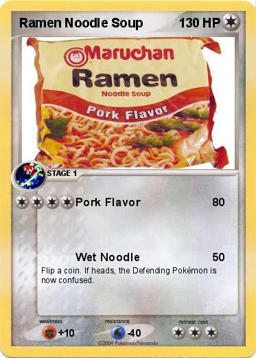 Pokemon Ramen Noodle Soup