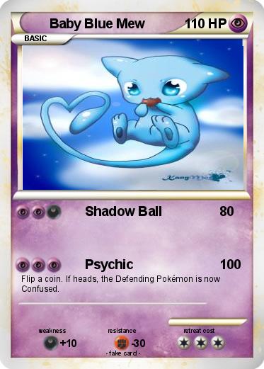Pokemon Baby Blue Mew