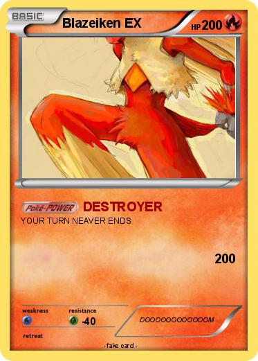Pokemon Blazeiken EX