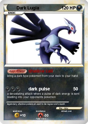 Pokemon Dark Lugia