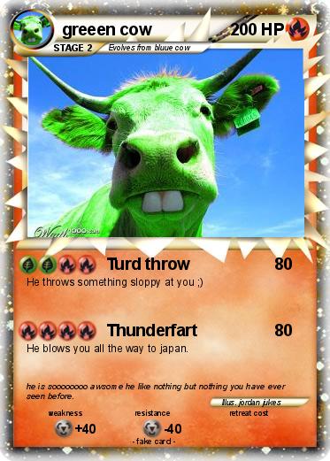 Pokemon greeen cow