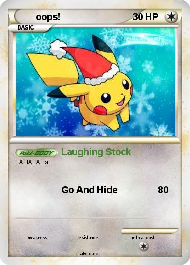 Pokemon oops!