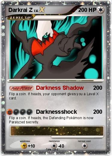 Pokemon Darkrai Z