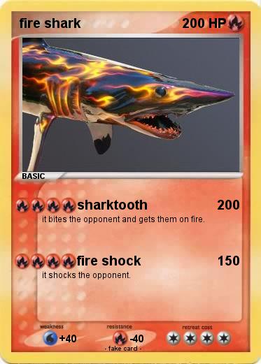 Pokemon fire shark