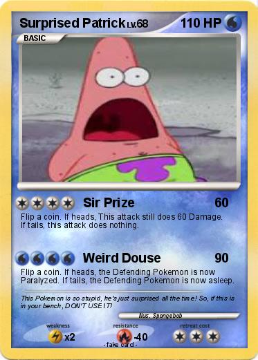 Pokemon Surprised Patrick