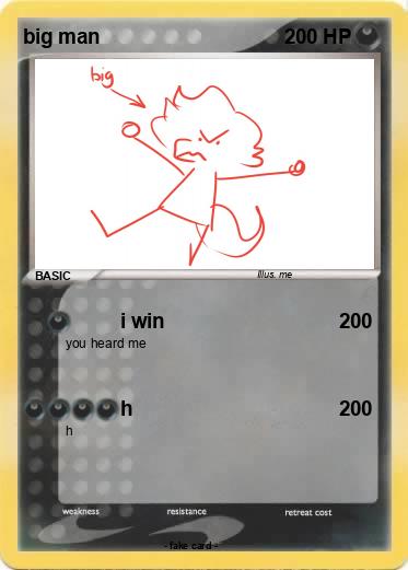 Pokemon big man