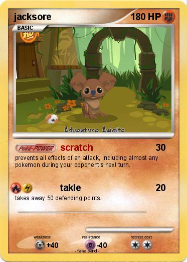 Pokemon jacksore