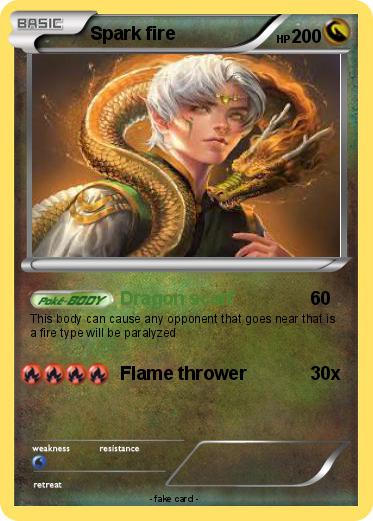 Pokemon Spark fire