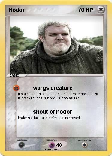 Pokemon Hodor