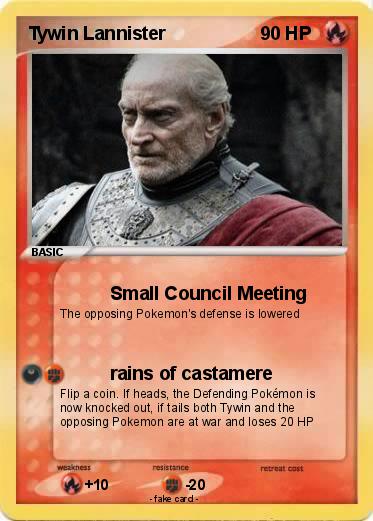 Pokemon Tywin Lannister