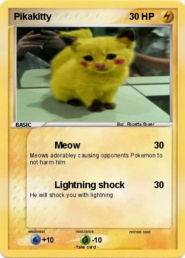 Pokemon Pikakitty