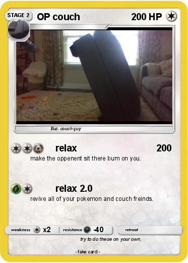 Pokemon OP couch