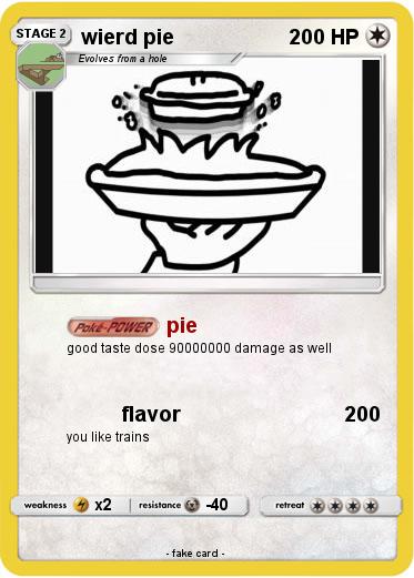 Pokemon wierd pie