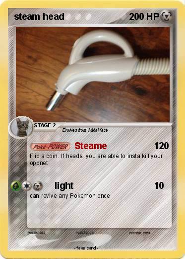 Pokemon steam head