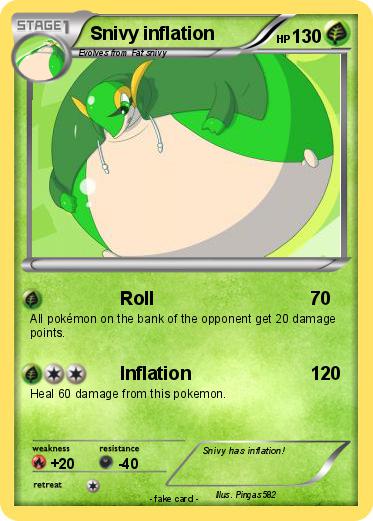 Pokemon Snivy inflation